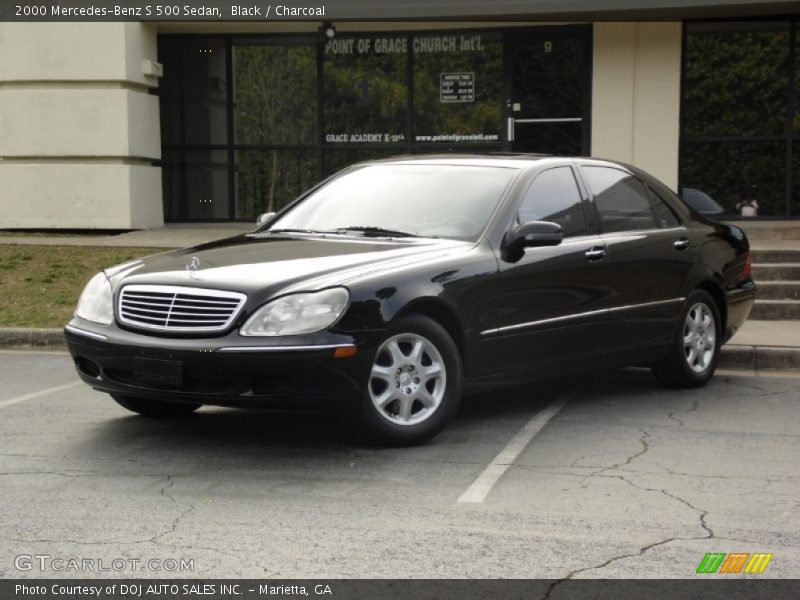 Black / Charcoal 2000 Mercedes-Benz S 500 Sedan