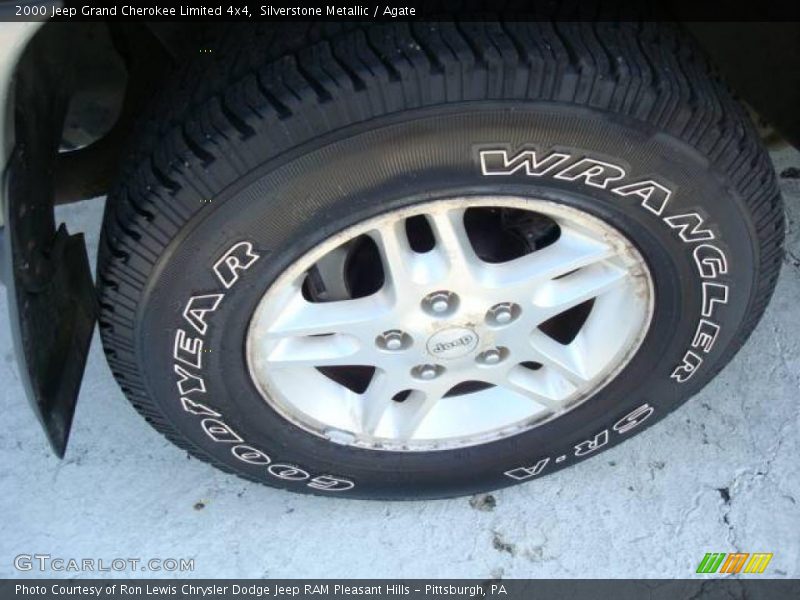 Silverstone Metallic / Agate 2000 Jeep Grand Cherokee Limited 4x4