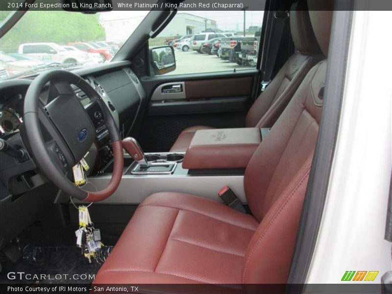  2014 Expedition EL King Ranch King Ranch Red (Chaparral) Interior