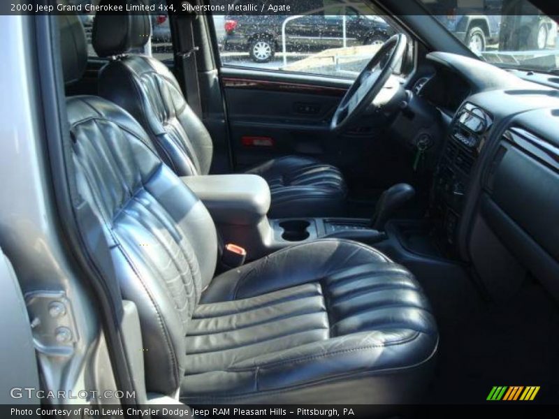 Silverstone Metallic / Agate 2000 Jeep Grand Cherokee Limited 4x4