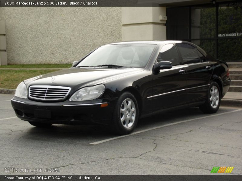 Black / Charcoal 2000 Mercedes-Benz S 500 Sedan