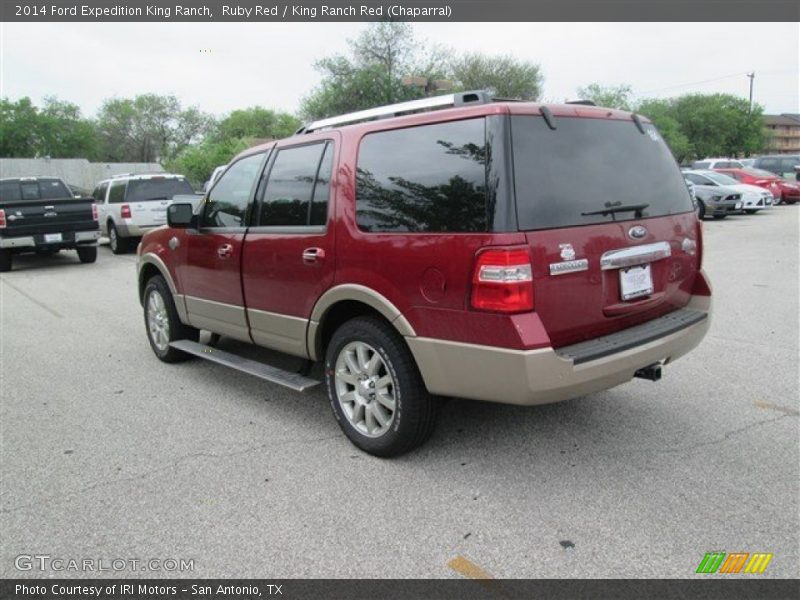 Ruby Red / King Ranch Red (Chaparral) 2014 Ford Expedition King Ranch