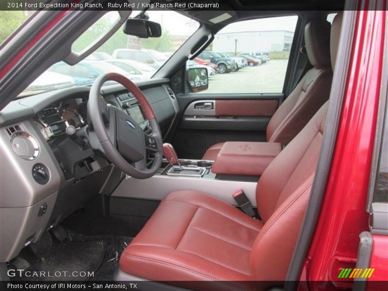  2014 Expedition King Ranch King Ranch Red (Chaparral) Interior