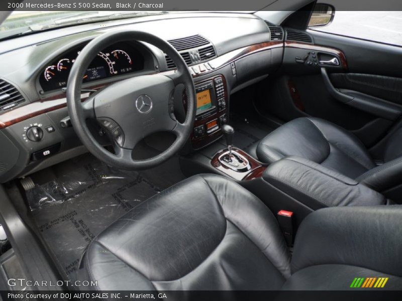 Black / Charcoal 2000 Mercedes-Benz S 500 Sedan
