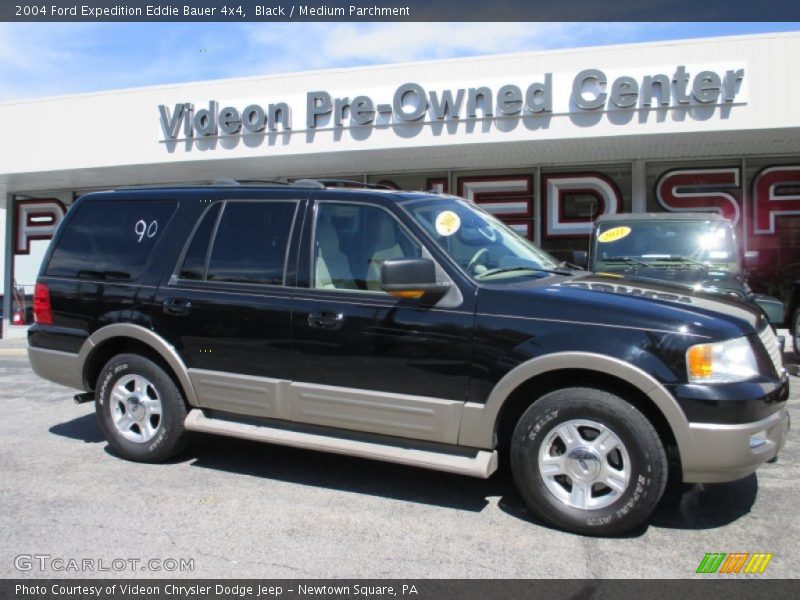 Black / Medium Parchment 2004 Ford Expedition Eddie Bauer 4x4