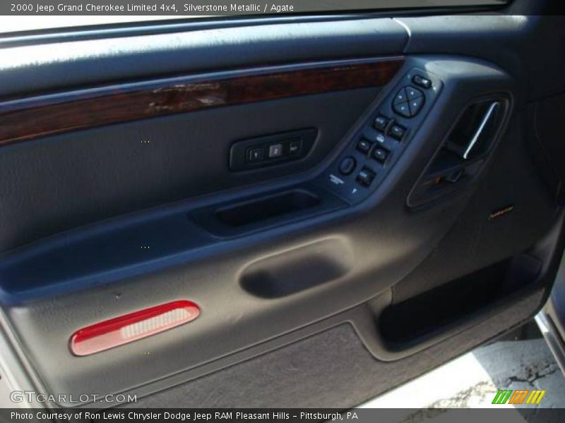 Silverstone Metallic / Agate 2000 Jeep Grand Cherokee Limited 4x4