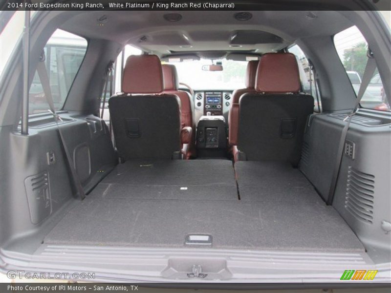 White Platinum / King Ranch Red (Chaparral) 2014 Ford Expedition King Ranch