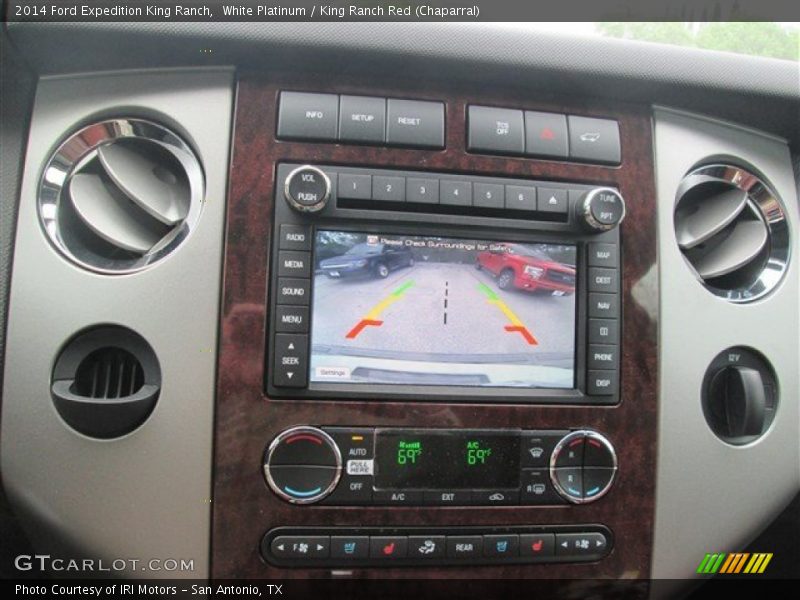 White Platinum / King Ranch Red (Chaparral) 2014 Ford Expedition King Ranch