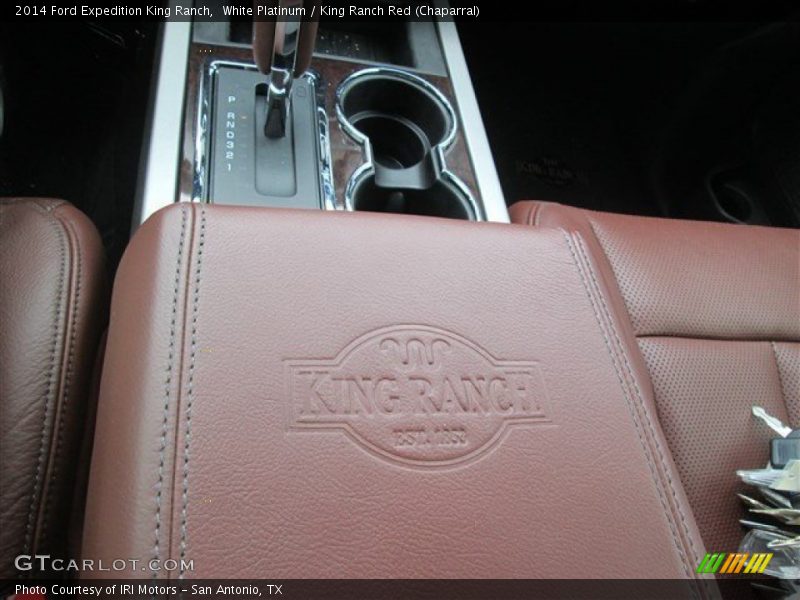 White Platinum / King Ranch Red (Chaparral) 2014 Ford Expedition King Ranch