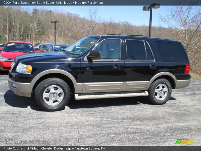 Black / Medium Parchment 2004 Ford Expedition Eddie Bauer 4x4