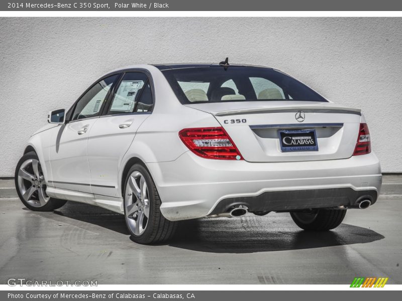 Polar White / Black 2014 Mercedes-Benz C 350 Sport