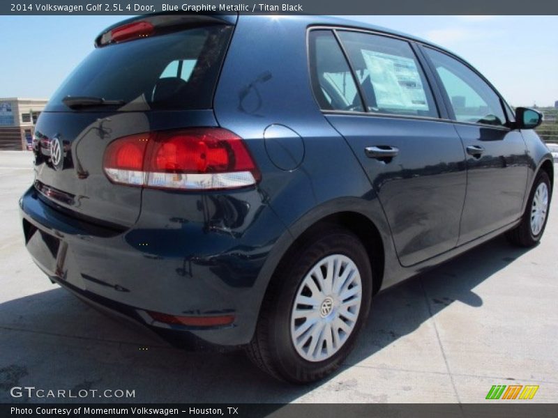 Blue Graphite Metallic / Titan Black 2014 Volkswagen Golf 2.5L 4 Door