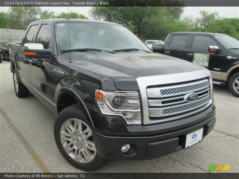 Tuxedo Black / Black 2014 Ford F150 Platinum SuperCrew