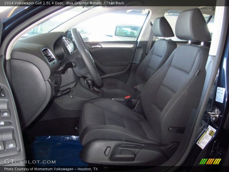 Blue Graphite Metallic / Titan Black 2014 Volkswagen Golf 2.5L 4 Door