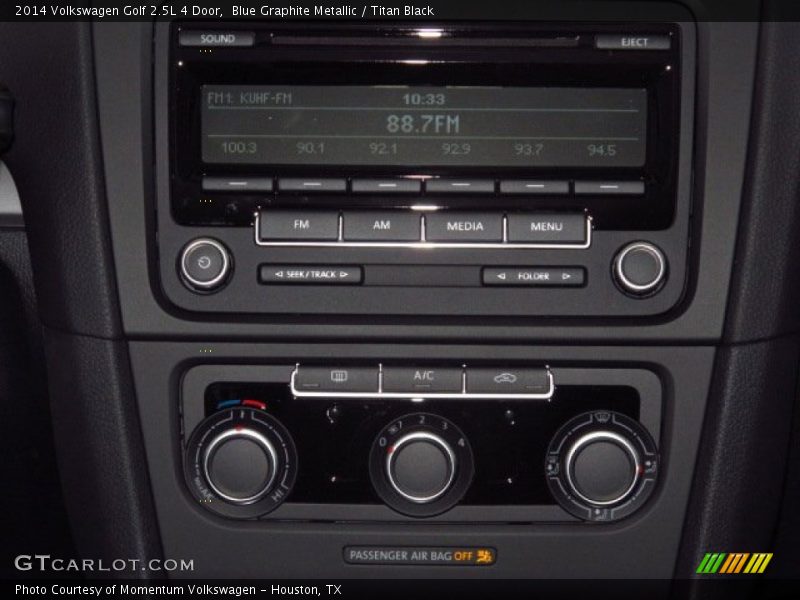 Blue Graphite Metallic / Titan Black 2014 Volkswagen Golf 2.5L 4 Door