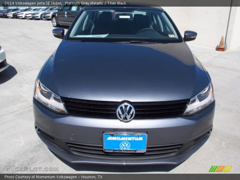 Platinum Gray Metallic / Titan Black 2014 Volkswagen Jetta SE Sedan