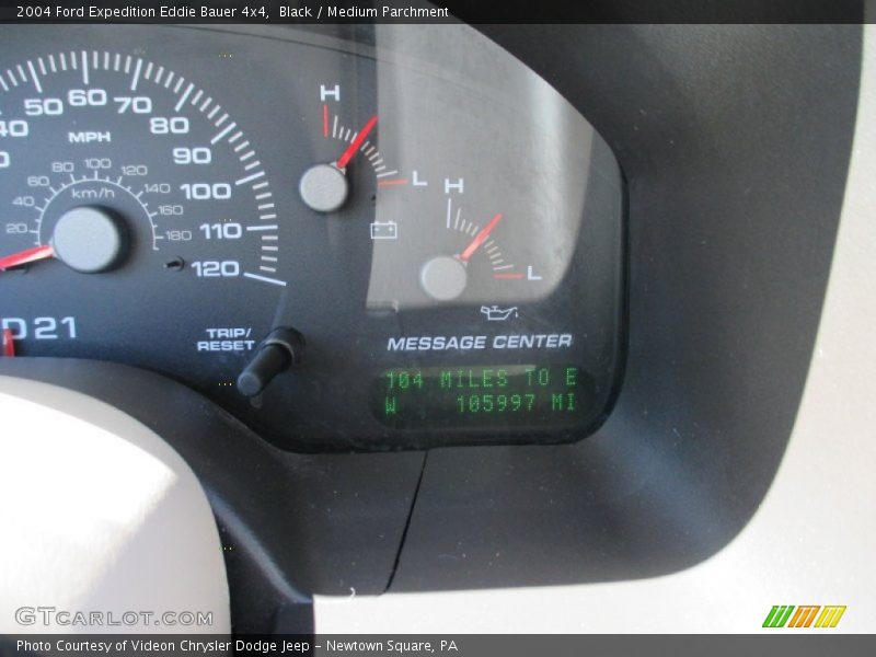 Black / Medium Parchment 2004 Ford Expedition Eddie Bauer 4x4