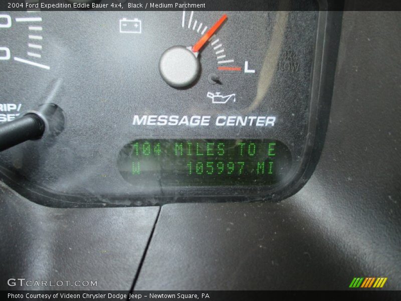 Black / Medium Parchment 2004 Ford Expedition Eddie Bauer 4x4