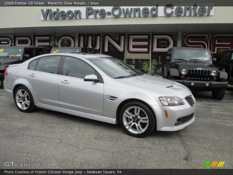Maverick Silver Metallic / Onyx 2009 Pontiac G8 Sedan