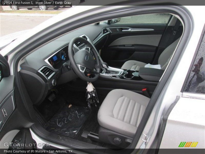 Ingot Silver / Earth Gray 2014 Ford Fusion S