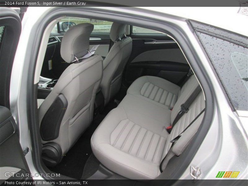 Ingot Silver / Earth Gray 2014 Ford Fusion S