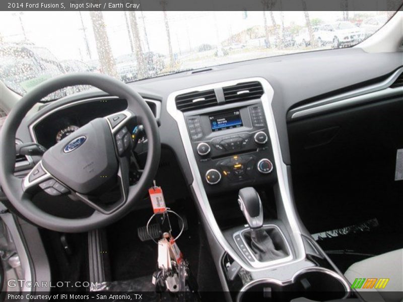 Ingot Silver / Earth Gray 2014 Ford Fusion S
