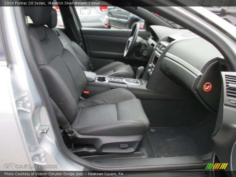 Maverick Silver Metallic / Onyx 2009 Pontiac G8 Sedan
