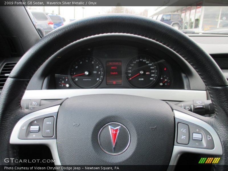 Maverick Silver Metallic / Onyx 2009 Pontiac G8 Sedan
