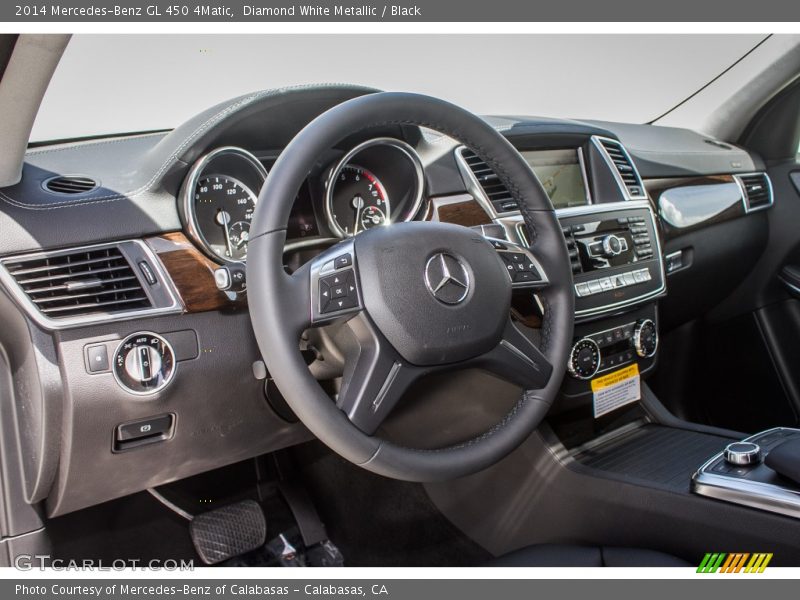 Diamond White Metallic / Black 2014 Mercedes-Benz GL 450 4Matic