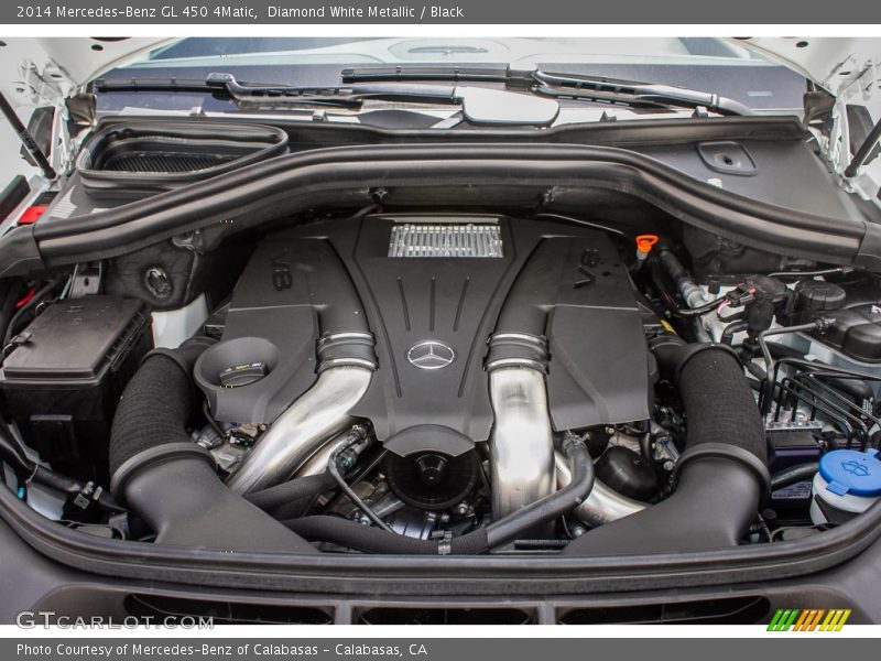 Diamond White Metallic / Black 2014 Mercedes-Benz GL 450 4Matic