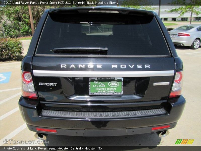 Santorini Black Metallic / Ebony 2012 Land Rover Range Rover Sport HSE LUX
