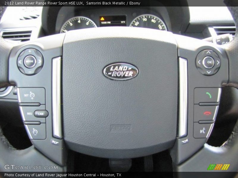 Santorini Black Metallic / Ebony 2012 Land Rover Range Rover Sport HSE LUX