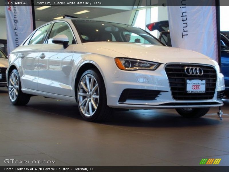 Glacier White Metallic / Black 2015 Audi A3 1.8 Premium