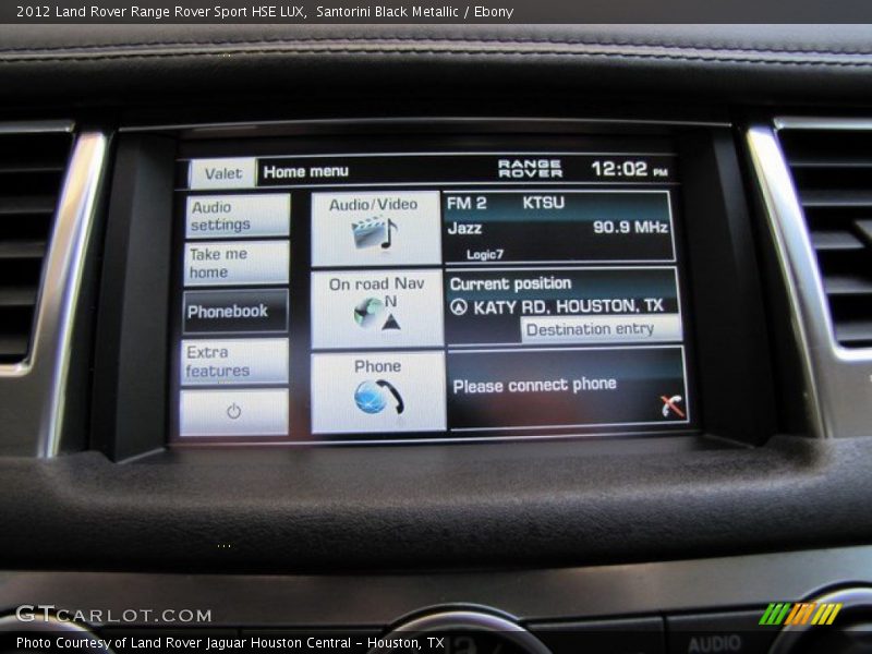 Santorini Black Metallic / Ebony 2012 Land Rover Range Rover Sport HSE LUX