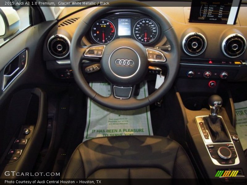 Glacier White Metallic / Black 2015 Audi A3 1.8 Premium