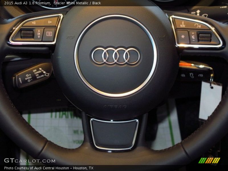 Glacier White Metallic / Black 2015 Audi A3 1.8 Premium