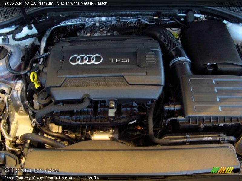 Glacier White Metallic / Black 2015 Audi A3 1.8 Premium
