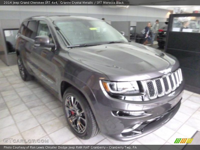 Granite Crystal Metallic / SRT Morocco Black 2014 Jeep Grand Cherokee SRT 4x4