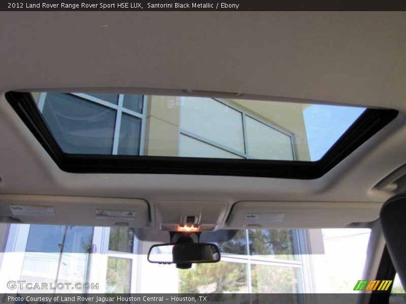 Santorini Black Metallic / Ebony 2012 Land Rover Range Rover Sport HSE LUX