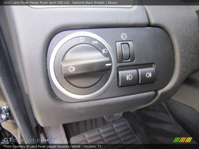 Santorini Black Metallic / Ebony 2012 Land Rover Range Rover Sport HSE LUX