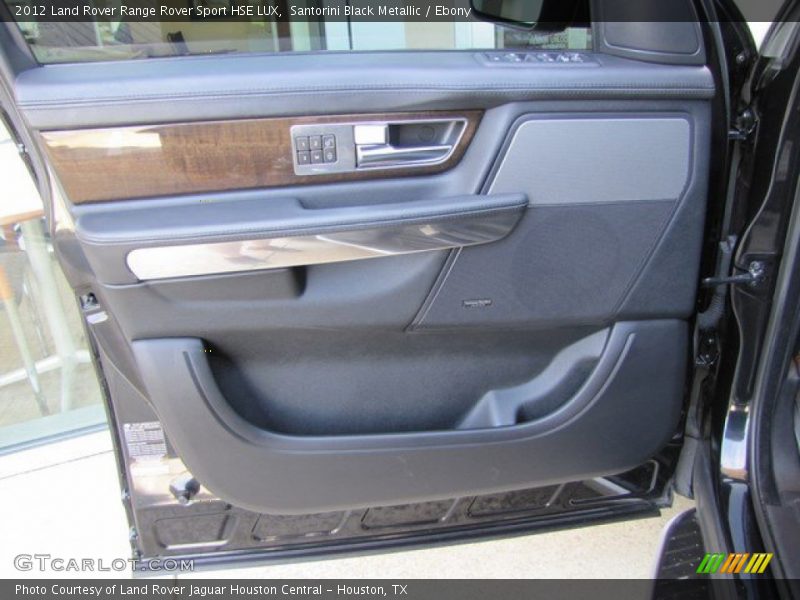 Santorini Black Metallic / Ebony 2012 Land Rover Range Rover Sport HSE LUX