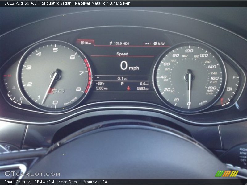  2013 S6 4.0 TFSI quattro Sedan 4.0 TFSI quattro Sedan Gauges