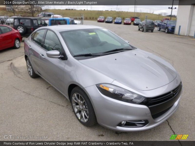 Billet Silver Metallic / Black/Light Tungsten 2014 Dodge Dart SXT