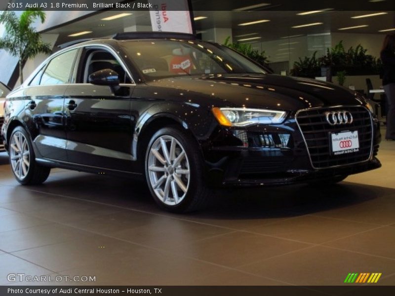 Brilliant Black / Black 2015 Audi A3 1.8 Premium