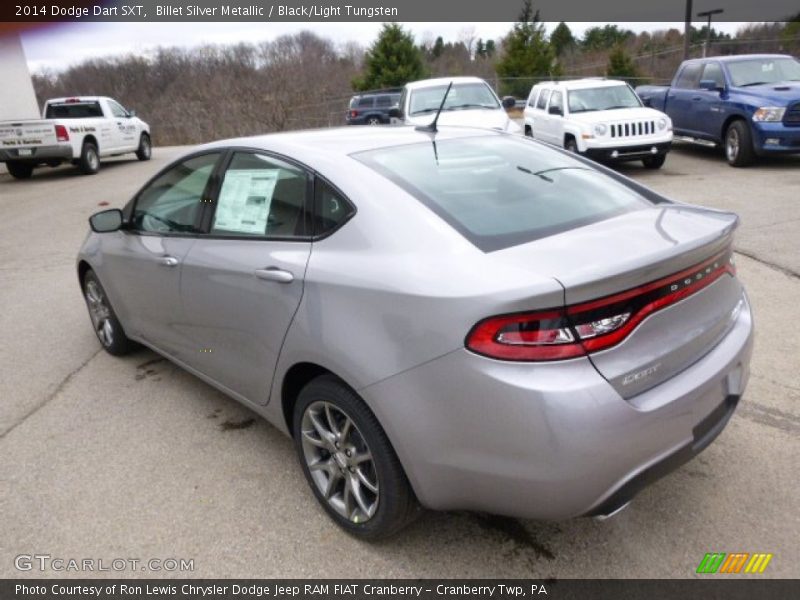 Billet Silver Metallic / Black/Light Tungsten 2014 Dodge Dart SXT