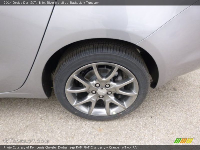 Billet Silver Metallic / Black/Light Tungsten 2014 Dodge Dart SXT
