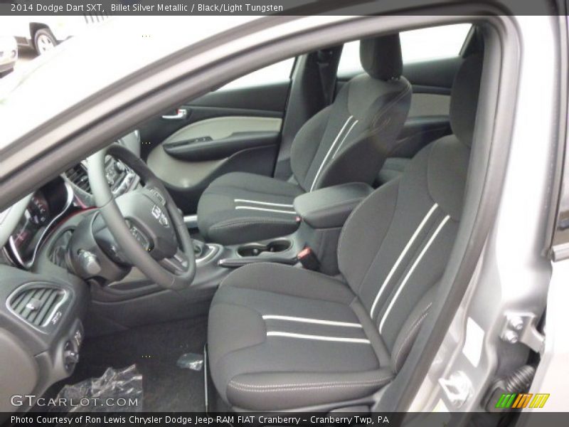 Billet Silver Metallic / Black/Light Tungsten 2014 Dodge Dart SXT