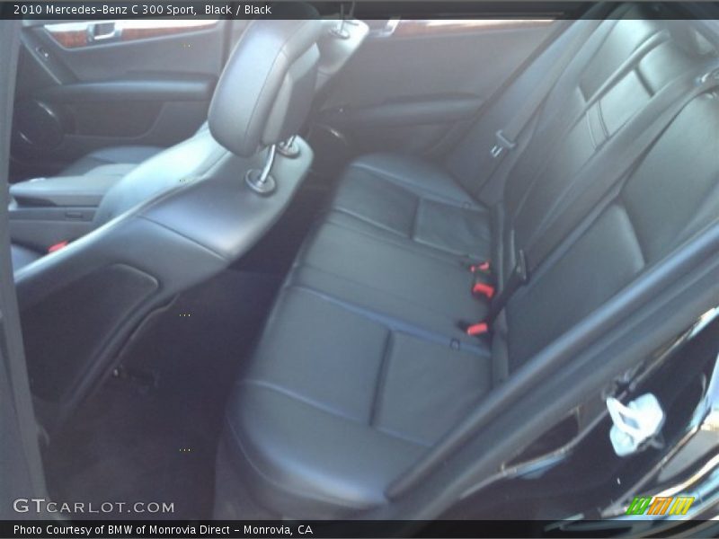 Black / Black 2010 Mercedes-Benz C 300 Sport