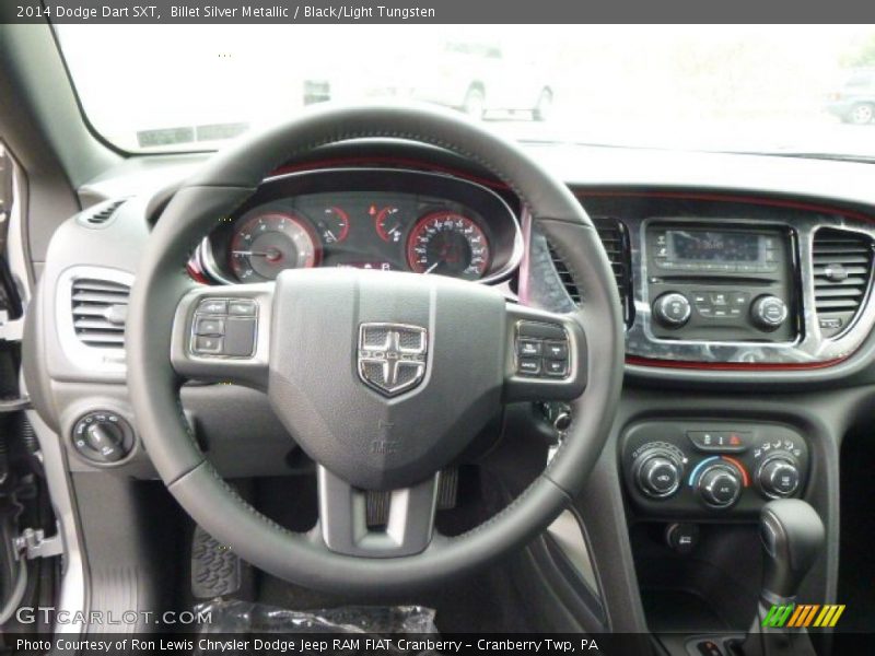 Billet Silver Metallic / Black/Light Tungsten 2014 Dodge Dart SXT