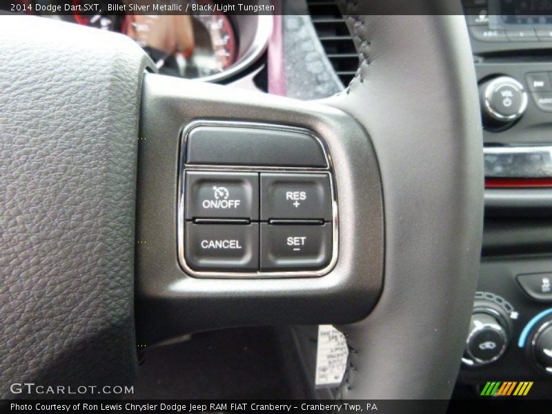 Billet Silver Metallic / Black/Light Tungsten 2014 Dodge Dart SXT
